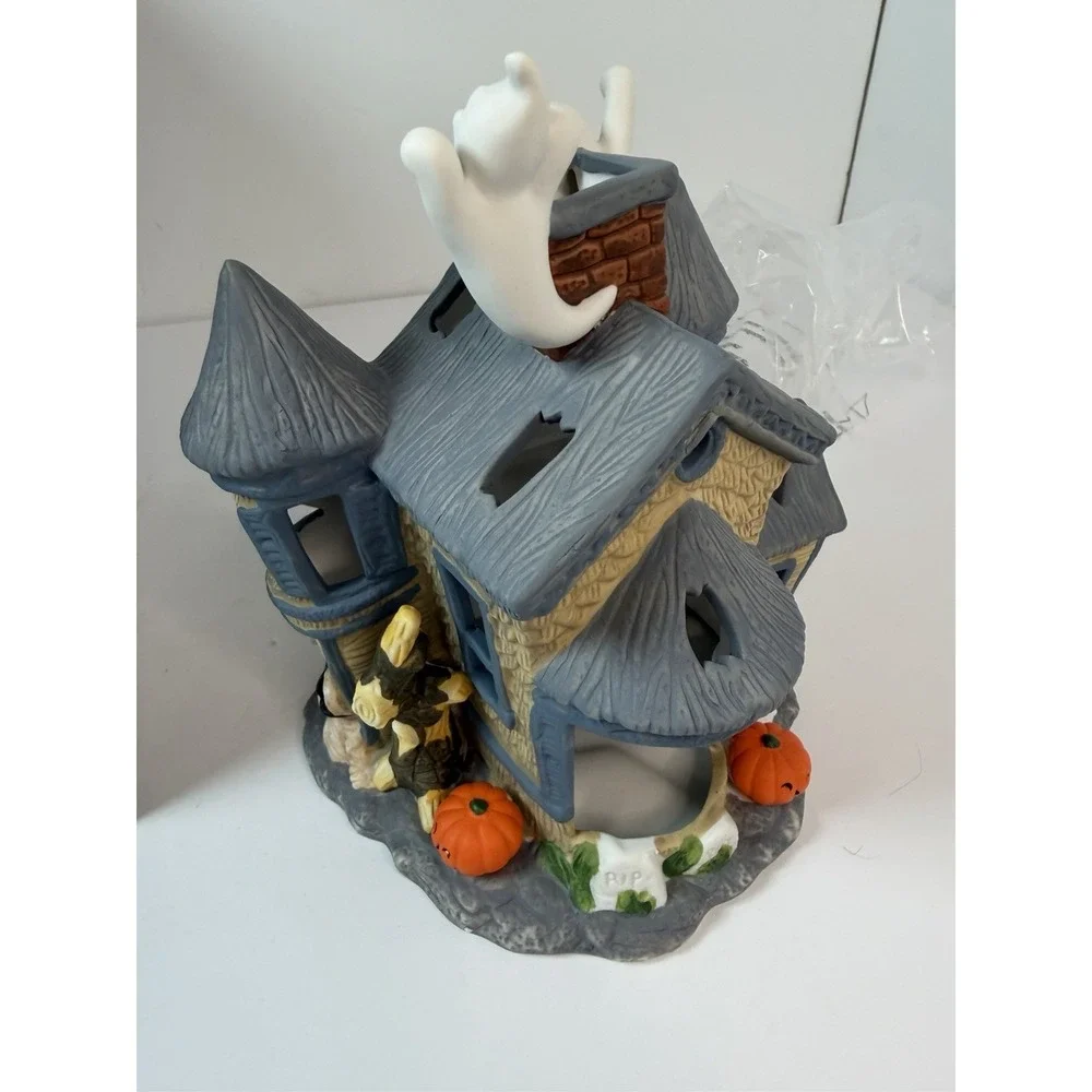 PartyLite Haunted Halloween Tealight Candle House P7311 Retired Seasonal Decor . - Picture 5 of 12